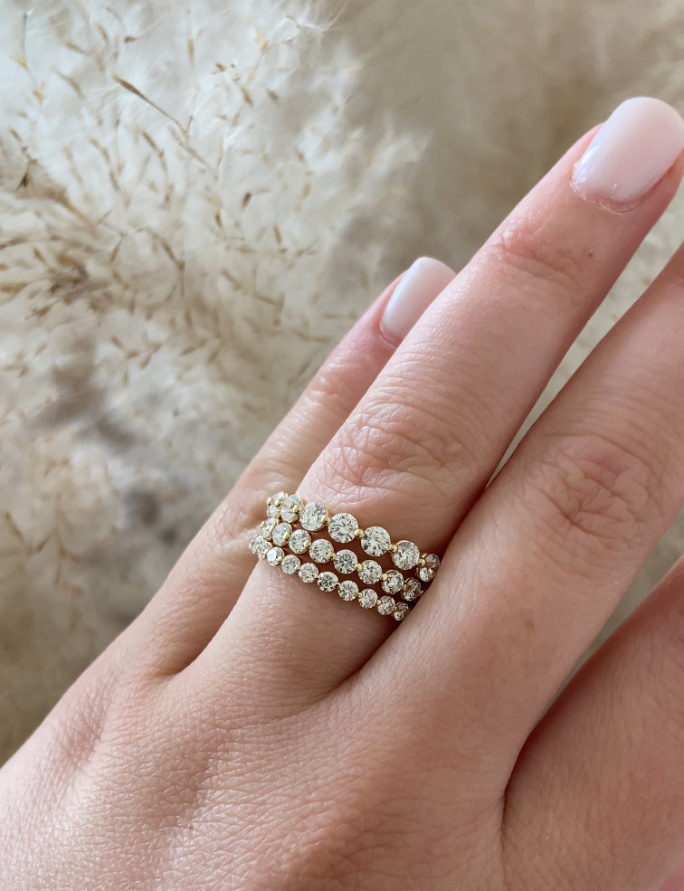 1/2 Carat Bubble Band
