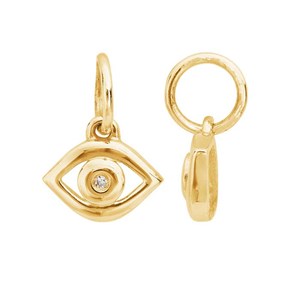 Mini Diamond Evil Eye Charm