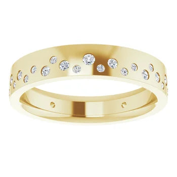 Bezel Set Multi Stone Ring