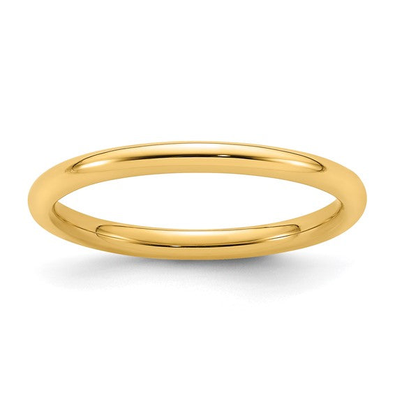 Simple Dainty Solid Gold band
