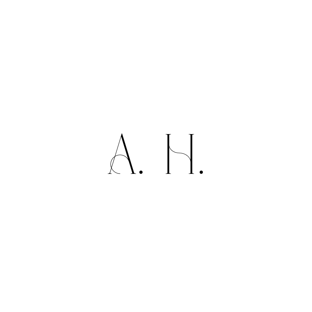 A. H.