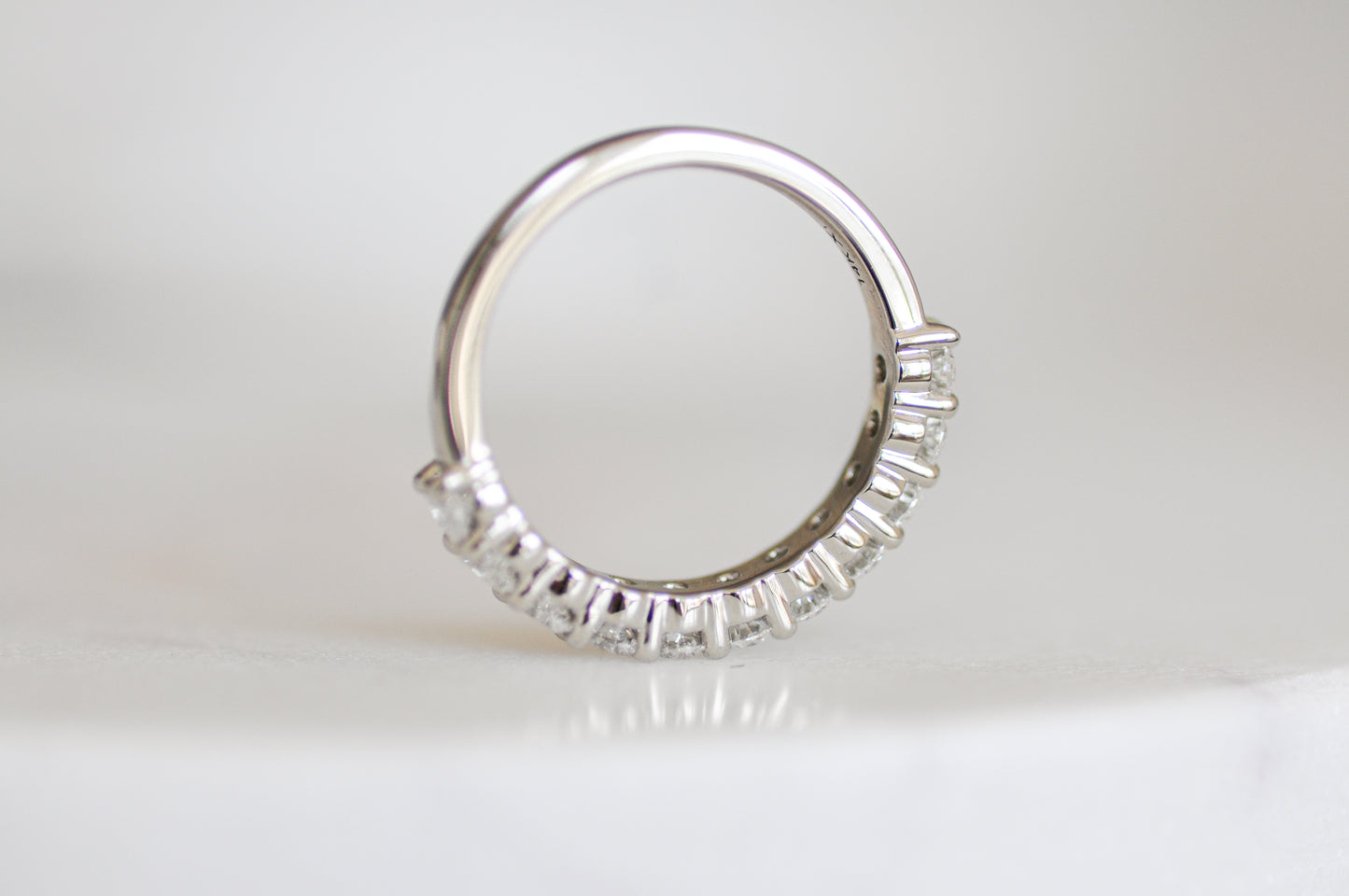 .65 Carat Oval Diamond Band