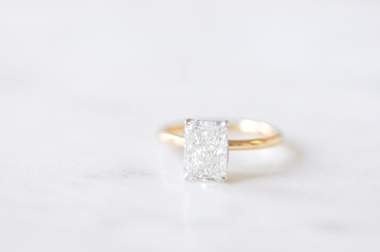 Radiant Engagement Ring