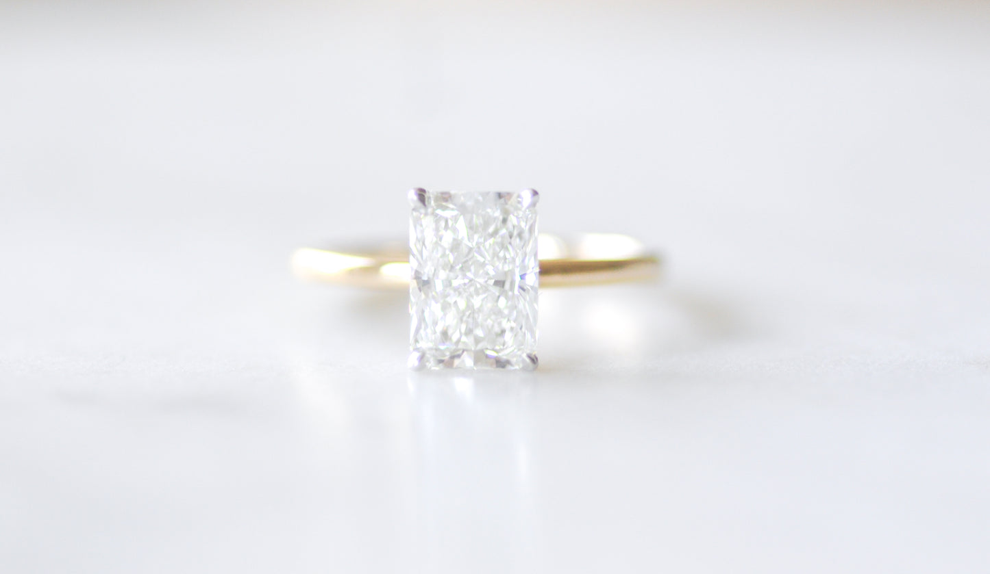 Radiant Engagement Ring