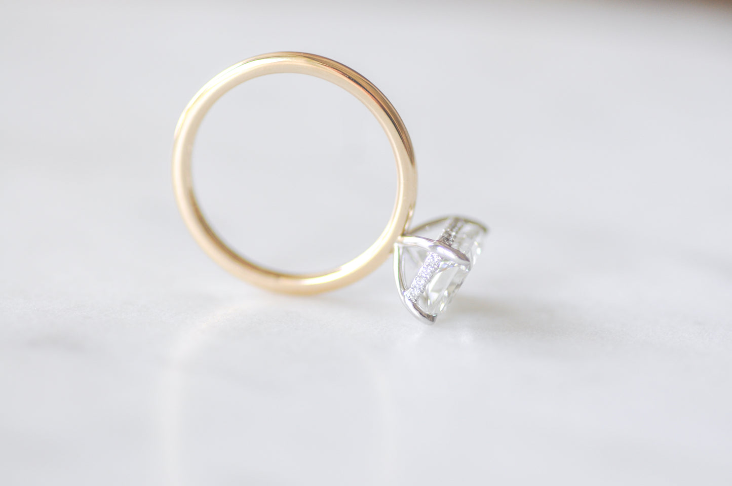 Radiant Engagement Ring