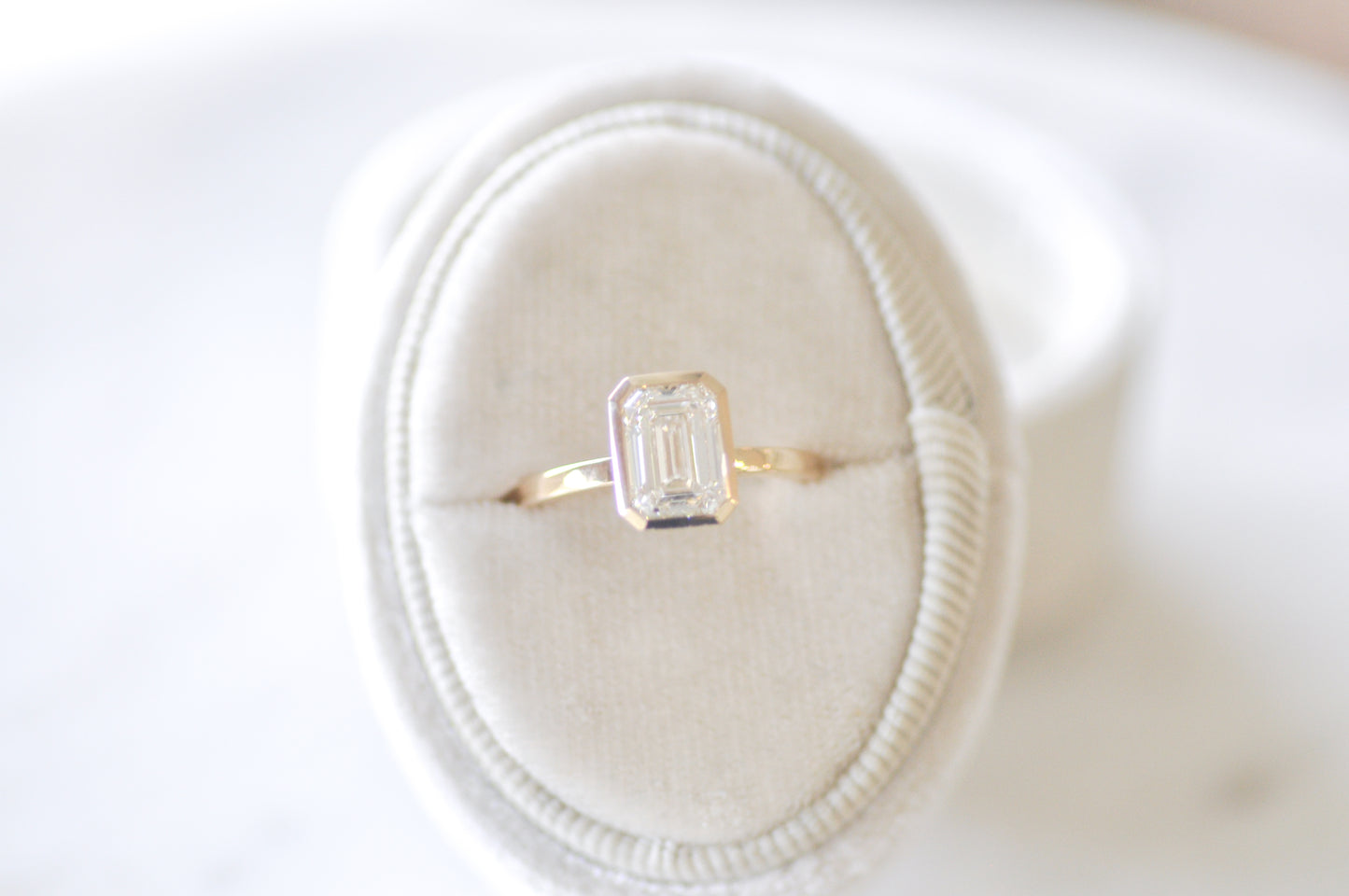 Emerald Engagement Ring