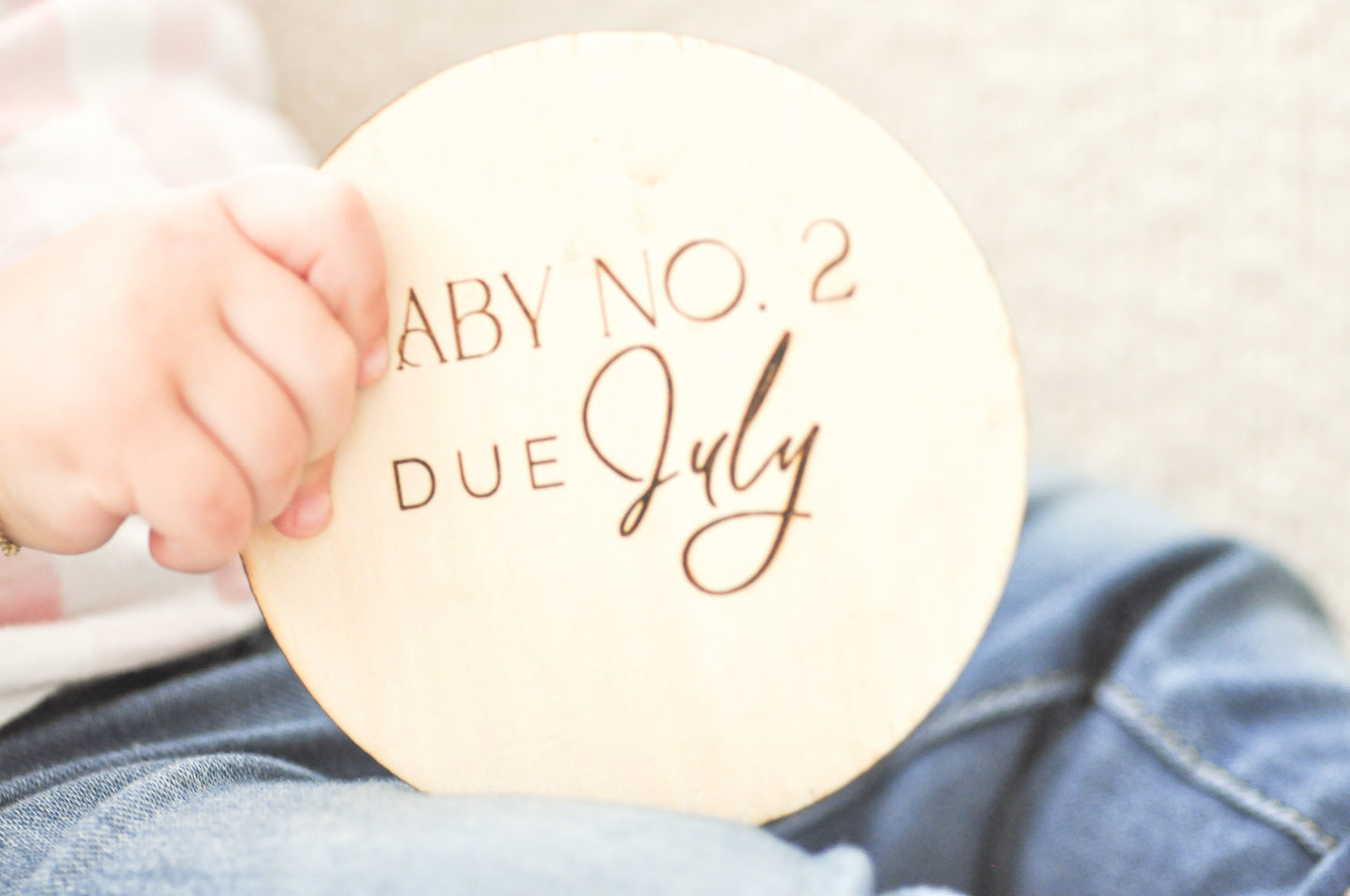 Custom Pregnancy Announcement Sign
