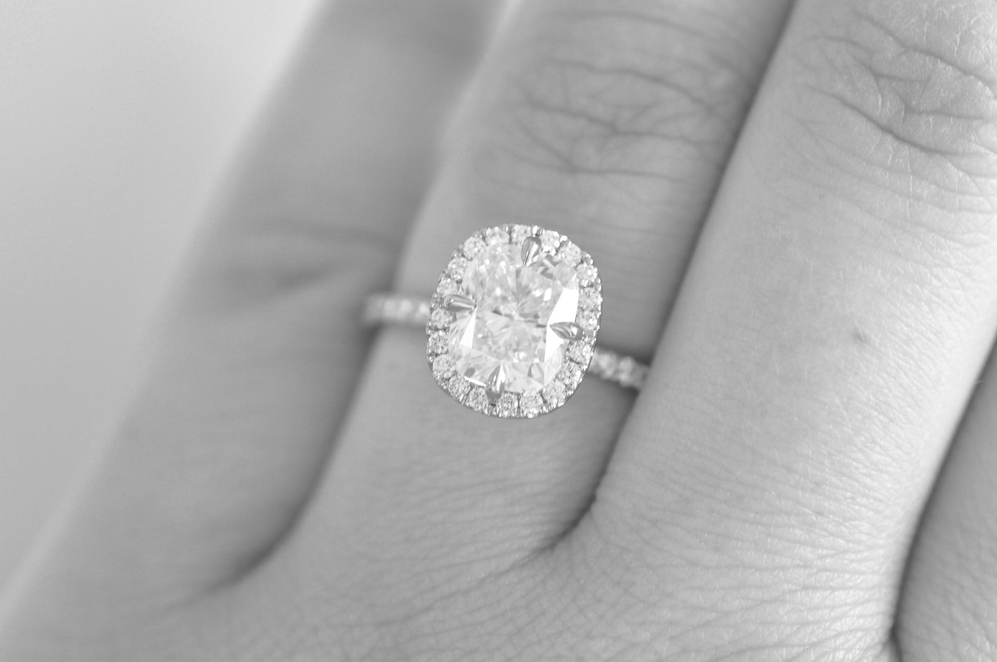 Cushion Engagement Ring