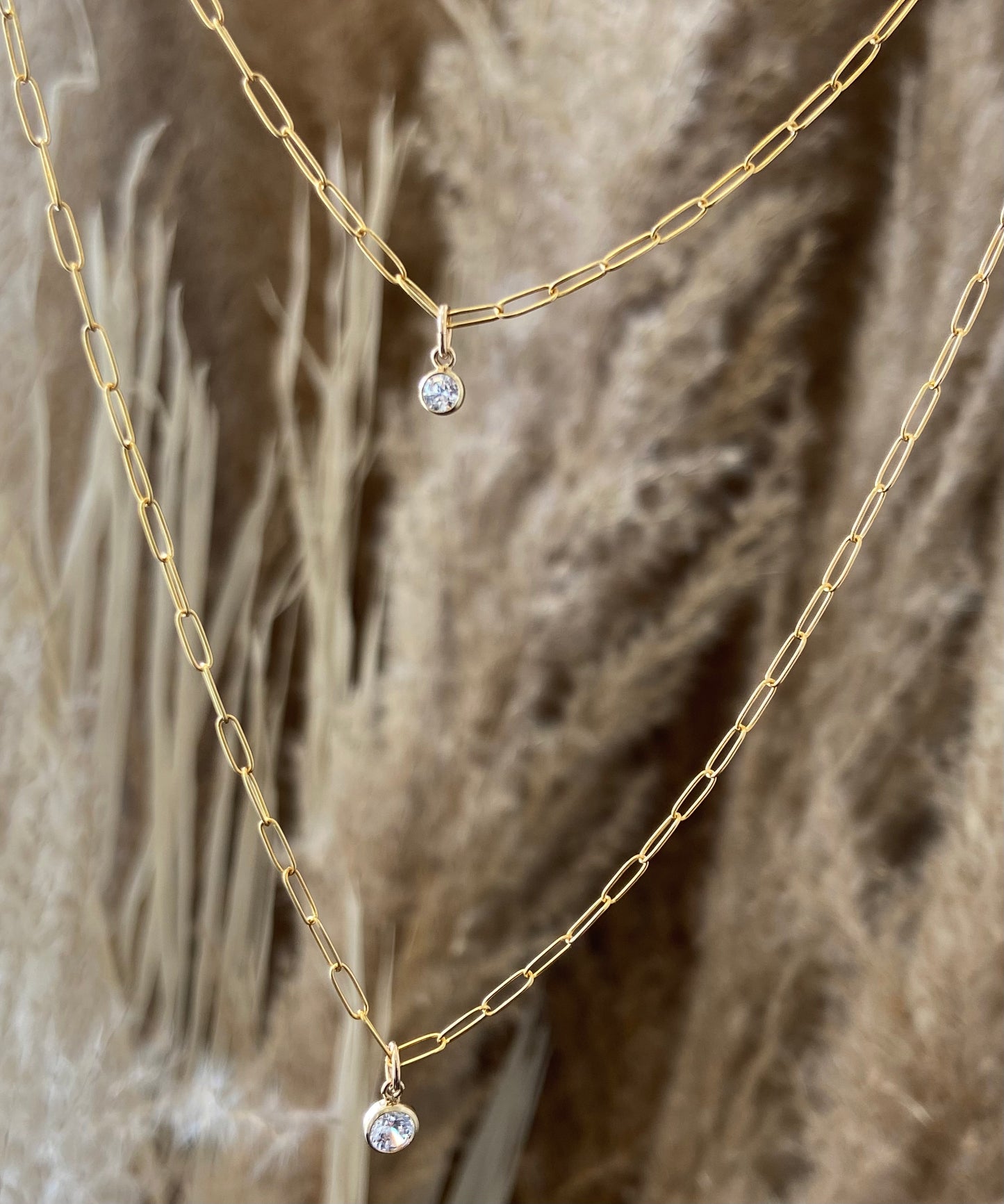 Crystal Dangle Necklace