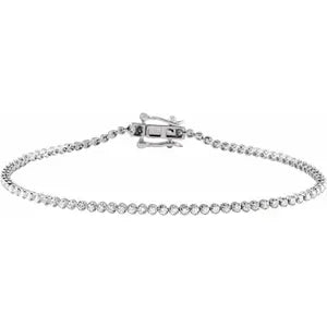 Natural Diamond Tennis Bracelet