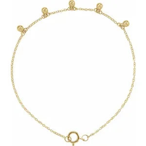 Beaded Accented Chain Bracelet