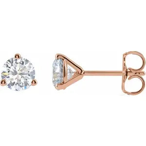 Rose Gold Lab Grown Diamond Studs