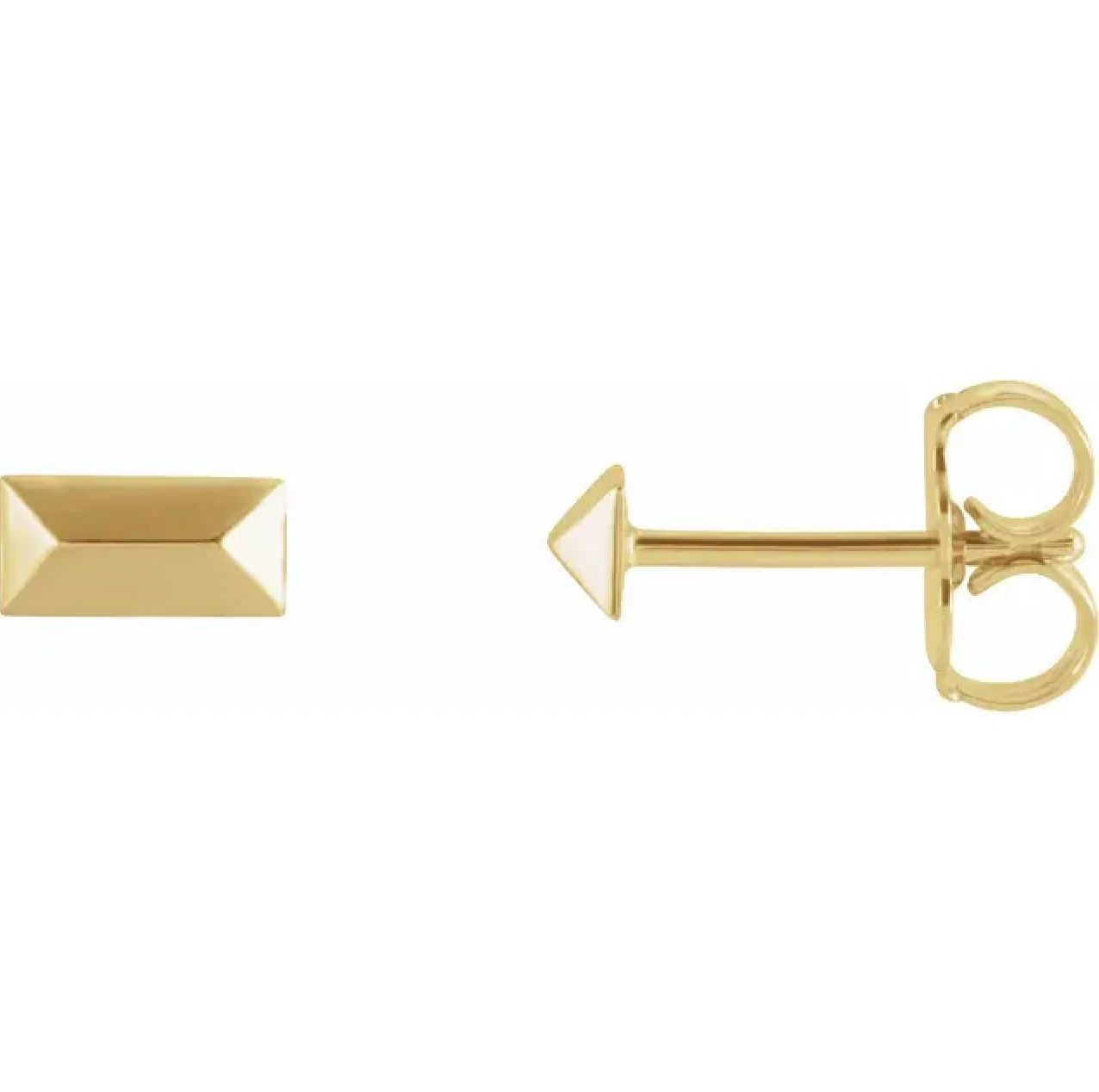 Gold Bar Studs