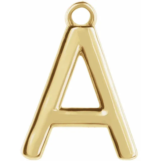 Gold Initial (Zapped Add On)
