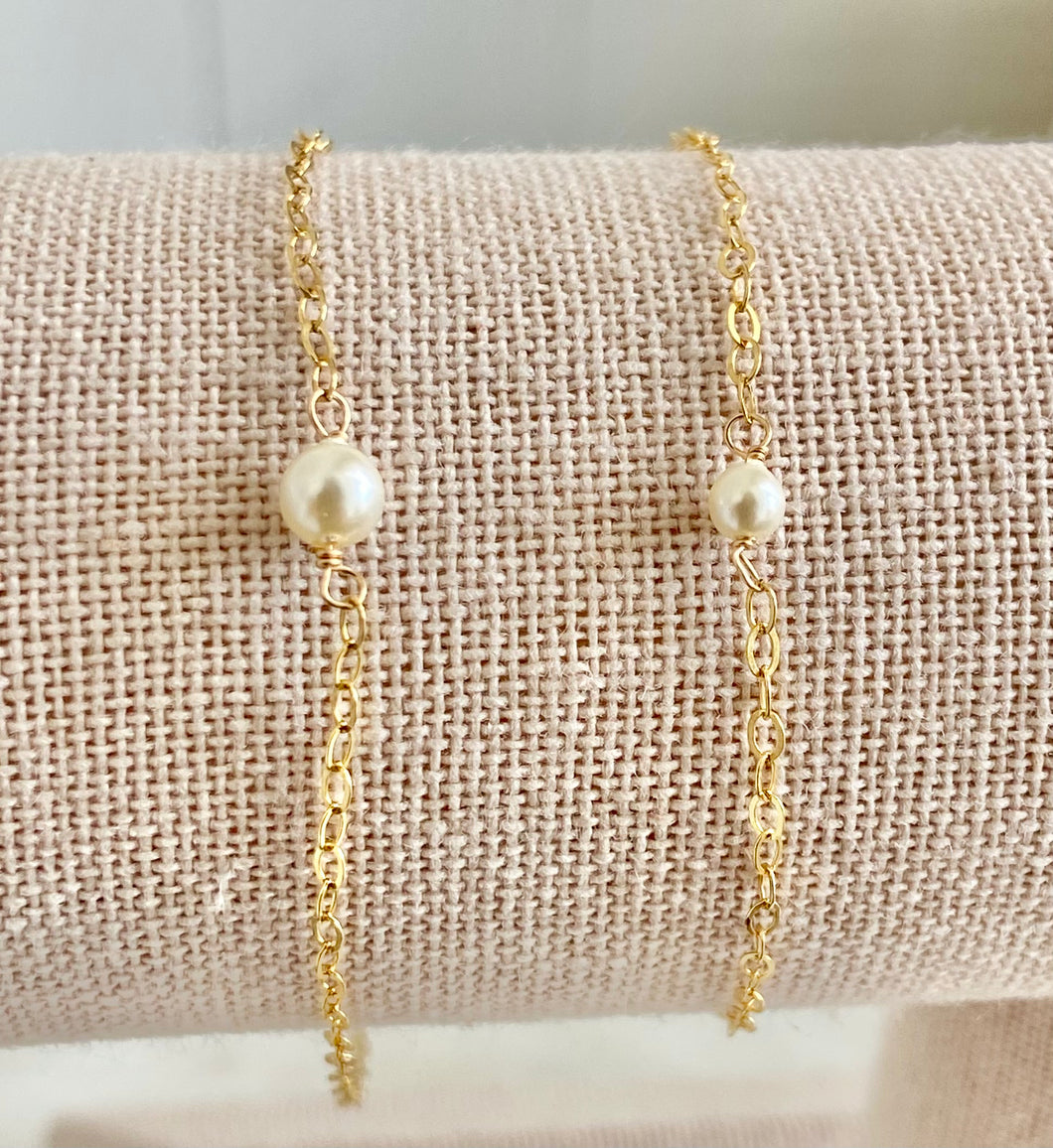 Pearl Station Bracelet