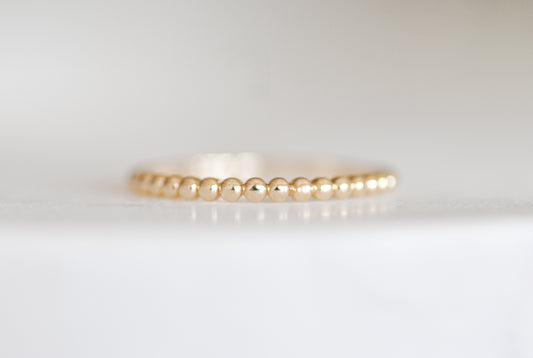 Beaded Stackable Band