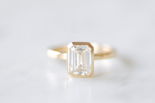 Emerald Engagement Ring