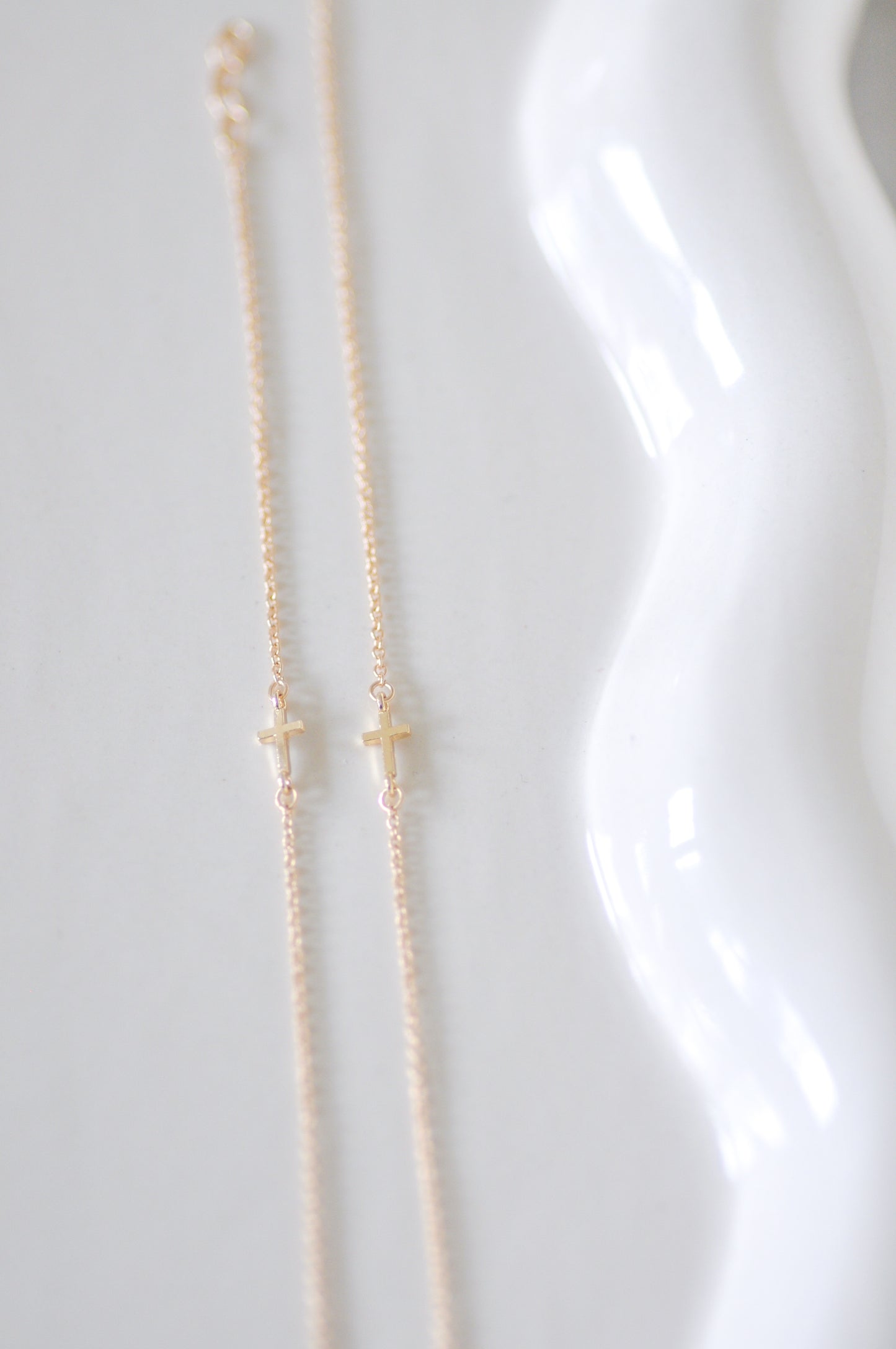 Mini Stationary Cross Bracelet