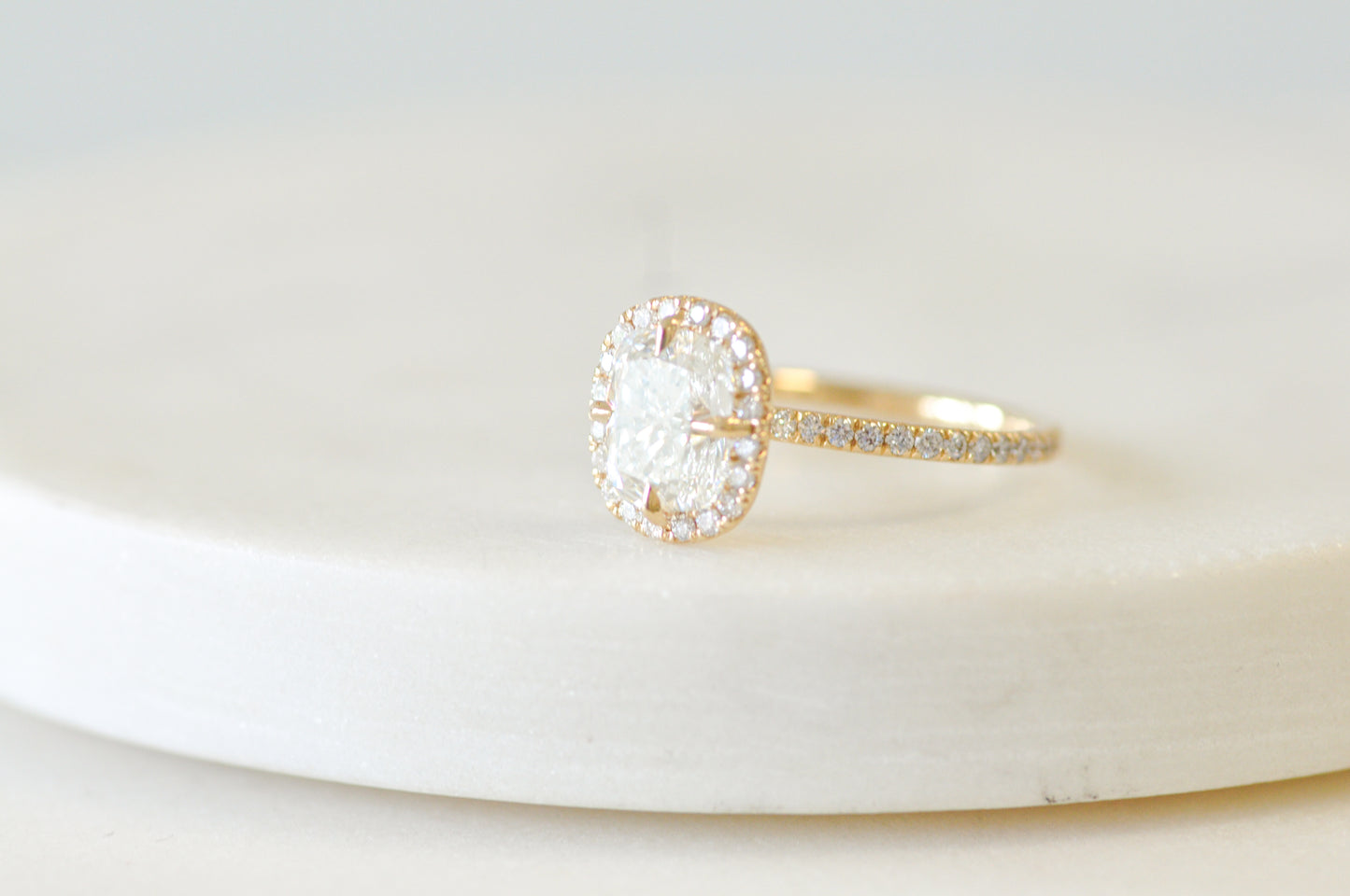 Cushion Engagement Ring