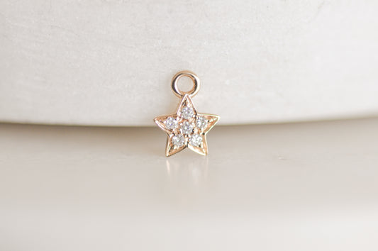 Mini Diamond Star Charm