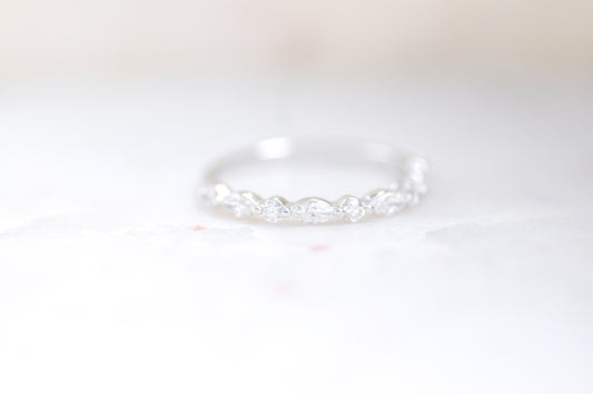 Round + Marquise Bubble Band