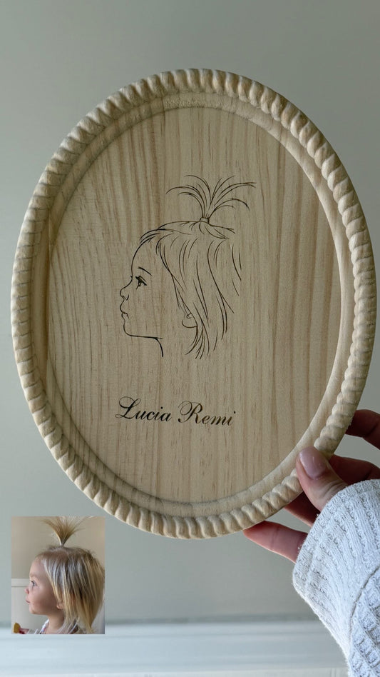 Engraved Wooden Plaque Wall Art