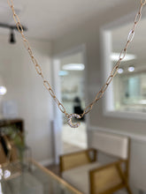 Load image into Gallery viewer, Mini Diamond Initial Necklace
