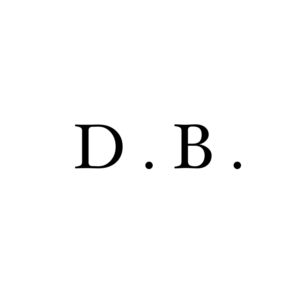 D. B.