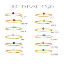 Load image into Gallery viewer, Mini Birthstone Ring
