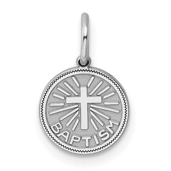 Mini Silver Baptism Charm