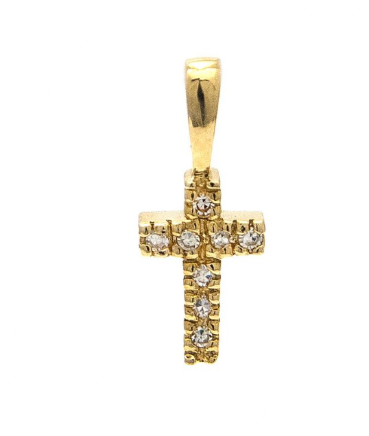 Diamond Gold Cross (Zapped Add on)