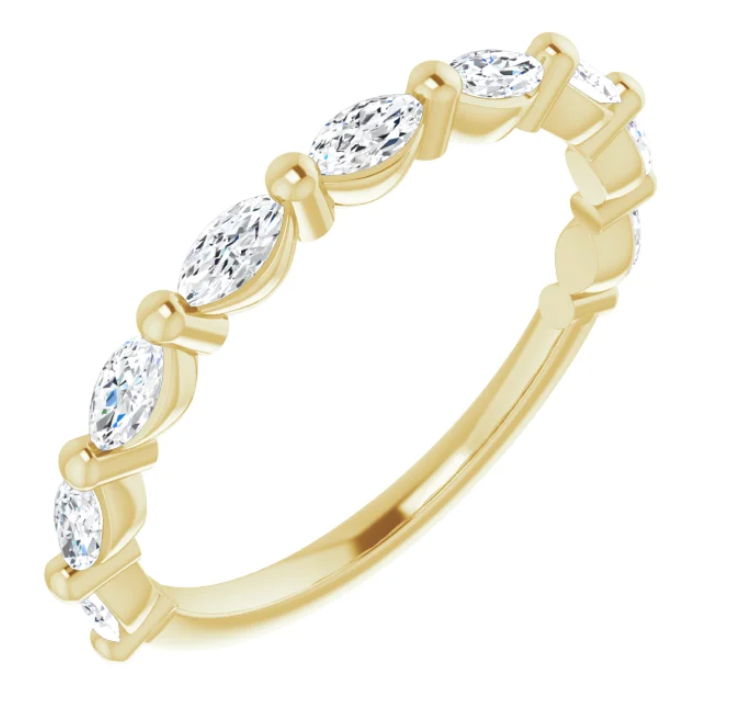 Horizontal Marquise Band