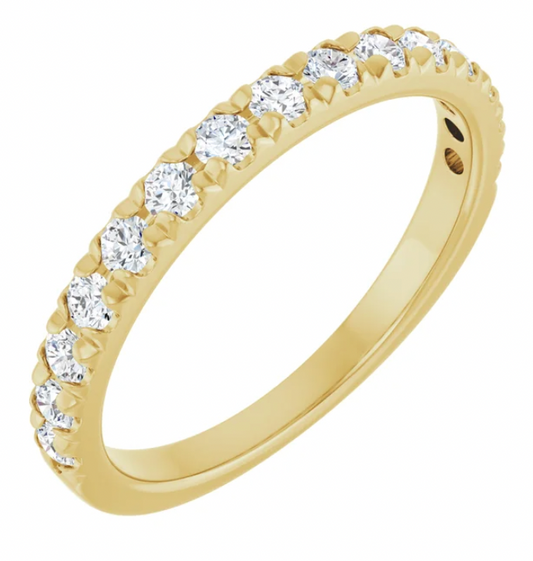 French Set Wedding Band