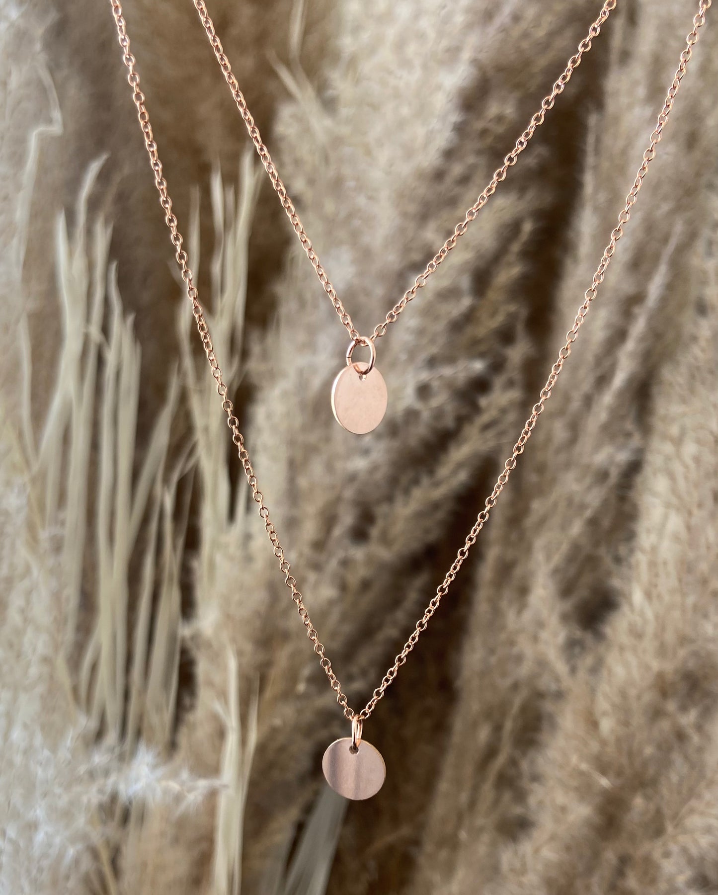 Stamped Initial Necklace