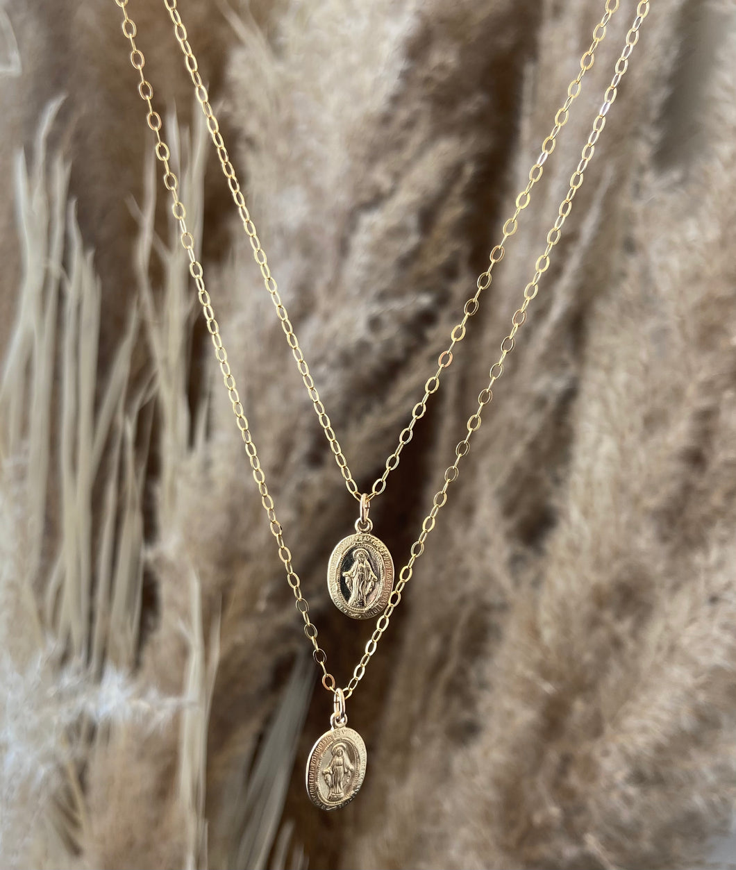 Miraculous Mary Pendant Necklace
