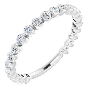 Single Prong Diamond Ring