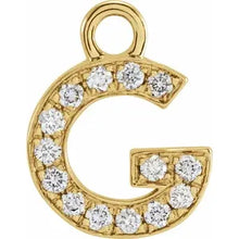 Load image into Gallery viewer, Initial Diamond Zapped Add On
