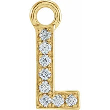 Load image into Gallery viewer, Initial Diamond Zapped Add On
