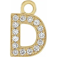 Load image into Gallery viewer, Initial Diamond Zapped Add On
