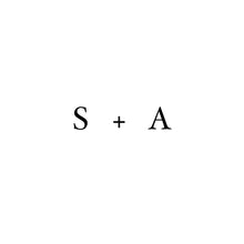 Load image into Gallery viewer, S + A
