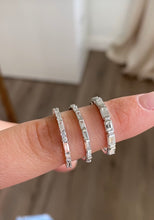 Load image into Gallery viewer, Baguette Horiztonal Diamond Ring
