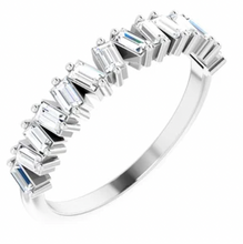 Load image into Gallery viewer, Staggered Baguette Diamond Ring
