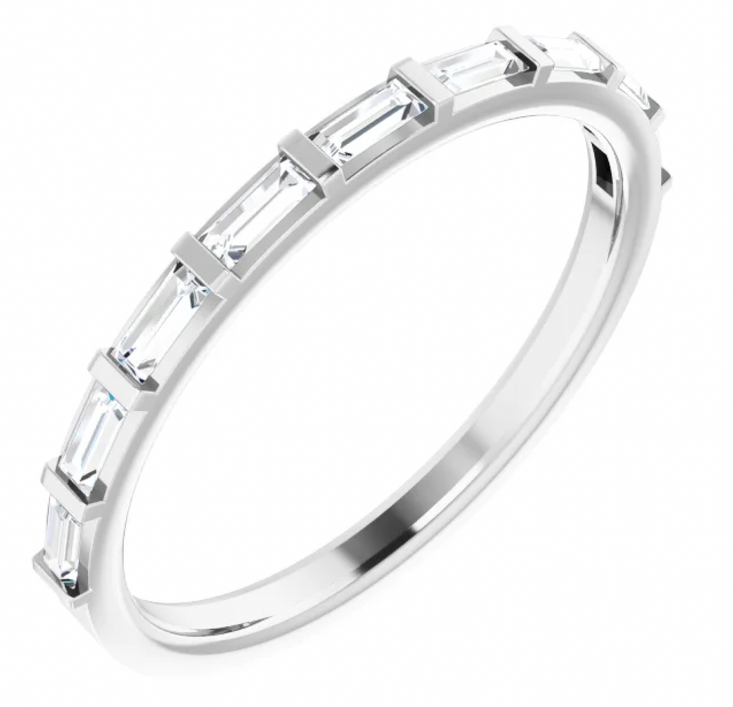 Baguette Horiztonal Diamond Ring