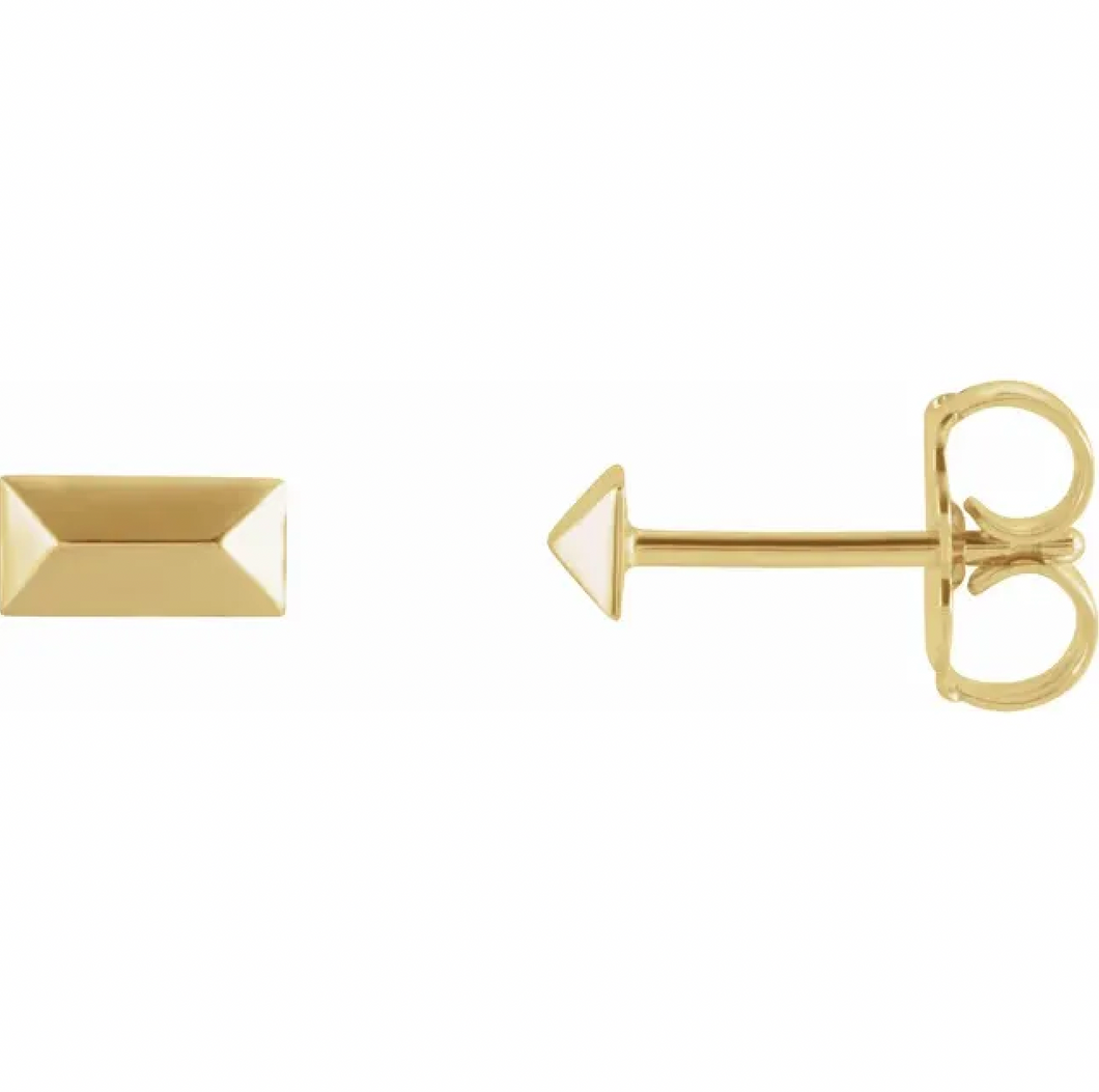 Gold Bar Studs